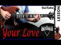 How to play YOUR LOVE 🎸 - The Outfield / Guitar Lesson 🎸 / GuiTabs #179