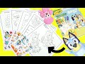 Bluey and Bingo Color and Sticker Activity