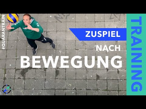 Pritschen nach seitlicher Bewegung - Zuspieltraining Teil 4