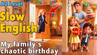 FMy Family Birthday Surprise Story | English Listening Practice for Beginners