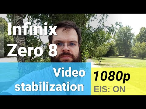 Infinix Zero 8 selfie 1080p@30fps stabilization video sample