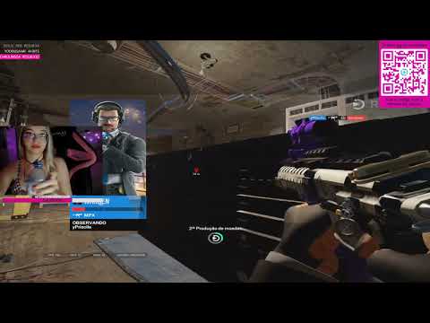 CLUTCH 1V3 INSANO DA PRISCILA, ELA DEU AULA NO R6  - MELHORES MOMENTOS RAINBOW SIX SIEGE