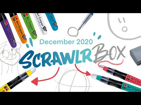 Scrawlr Box UNBOXING!! // December 2020 // EmilyArts