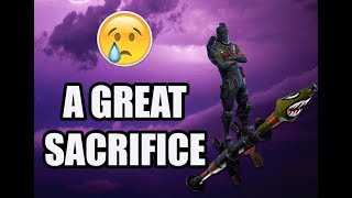 A GREAT SACRIFICE