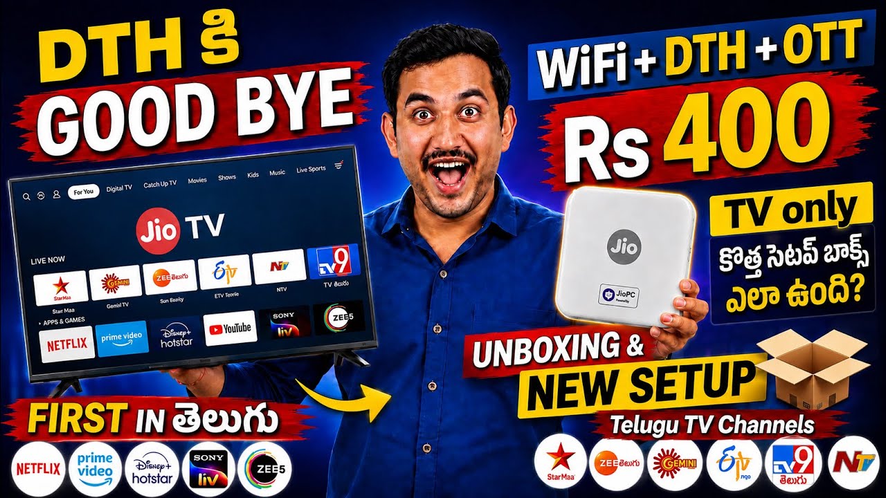 Unboxing the Jio Rs 400 IPSTB: A Complete Hardware and Setup Guide