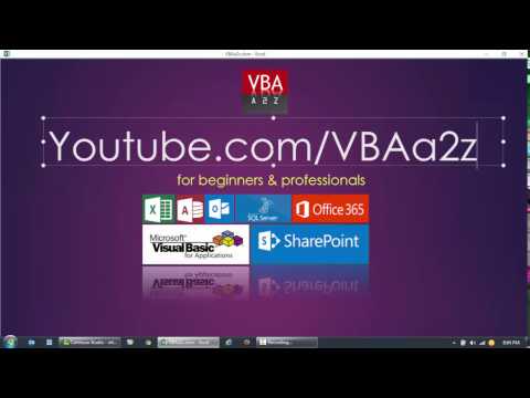 VBA and SQL Server - VBA Programming with SQL Server Database. Intro