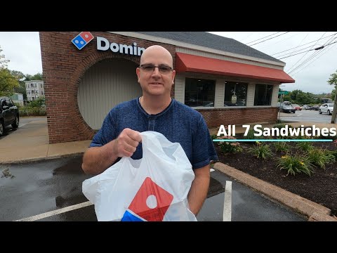 We Tried All 7 Sandwiches from DOMINO'S