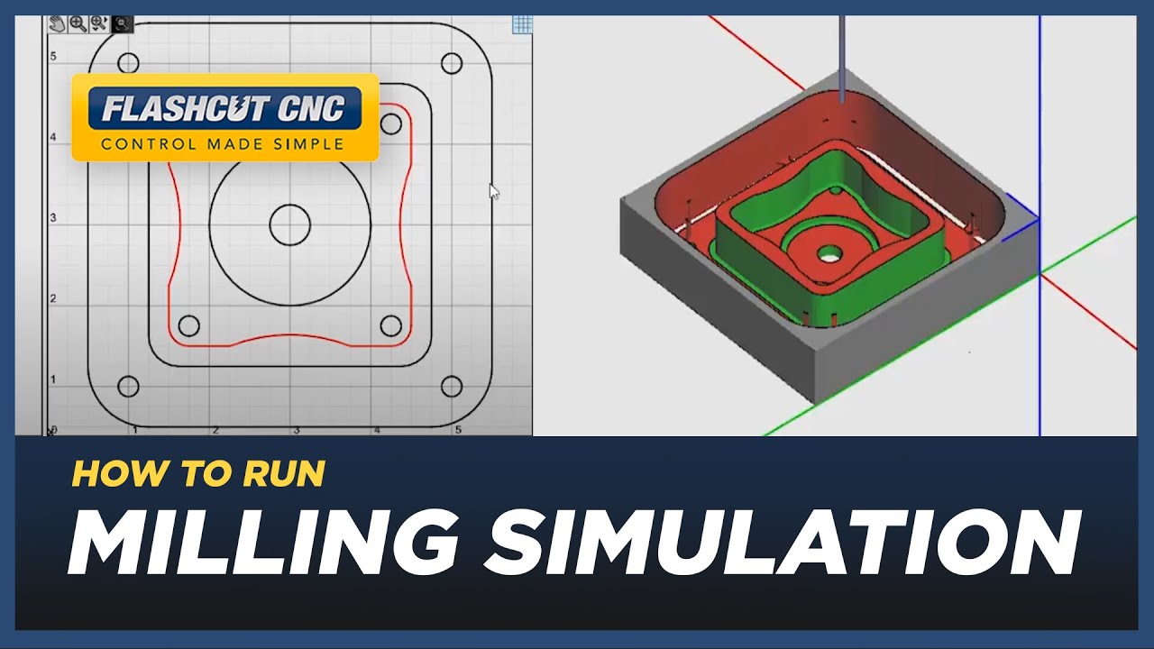 Setup and Milling Simulation for Router Applications - FlashCut CAD/CAM/CNC Software