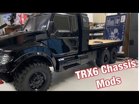 Traxxas TRX6 Hauler - Part 1 - Chassis Mods