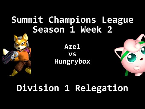SCL1.2 - Azel (Fox) vs Hungrybox (Jigglypuff) - Division 1 Relegation