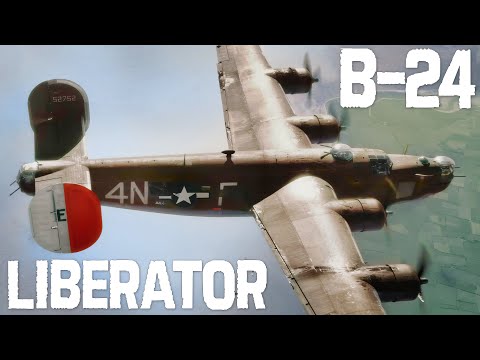 Konsolidierter B-24-Befreier | Großes amerikanisches Flugzeug | Hochskaliert