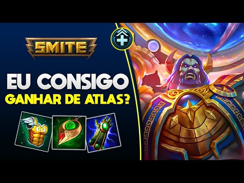 Eu consigo ganhar UMA com o ATLAS? ATLAS SUPORTE - ⚡ Smite BR Conquista