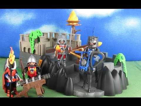 Playmobil Ritter deutsch: Bastion (Ritterburg) der Knights aufbau & Review