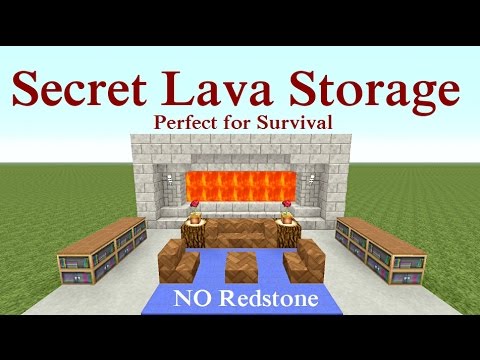 Mind-Blowing Minecraft Lava Storage Trick!