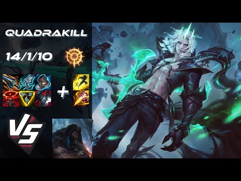 JUNGLE Viego vs Udyr [QUADRAKILL] - NA Grandmaster Patch 14.16