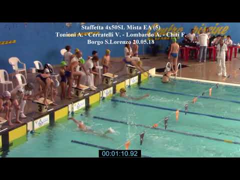 Staffetta 4x50SL Mista EA - Borgo S.Lorenzo 20.05.18