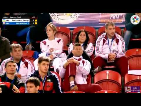 Judo 2014 Grand Prix Tbilisi: Zantaraia (UKR) - Peikrishvili (GEO) [-66kg] QF