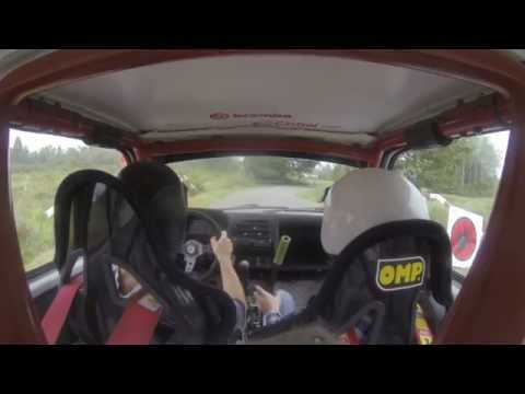 Mateusz Panek/ Krystian Panek -XIV Rajd Mielecki Targum- Onboard pr. Stadion & Górska Fiat CC  KJS