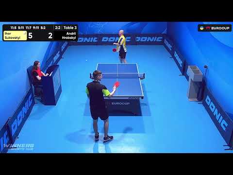 11:35      Ihor Sukovatyi - Andrii Hrabskyi 11.09.2023 TT Euro.Cup Ukraine Master. TABLE 3