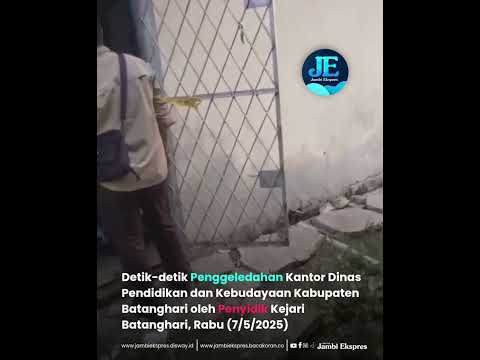 DETIK-DETIK KEJARI GELEDAH DINAS PENDIDIKAN BATANGHARI