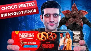 Comi o CHOCO PRETZEL da Nestlé especial STRANGER THINGS 