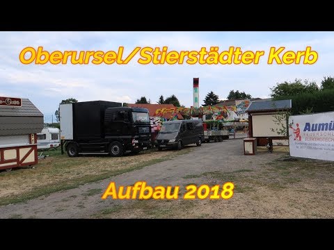 Oberursel Stierstadt Kerb Aufbauvideo 2018