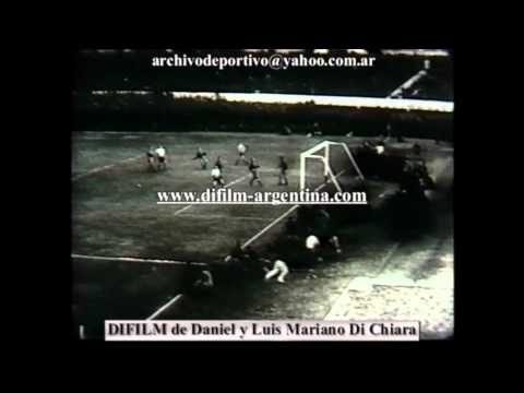 Buenos Aires: Argentina vs España (1-0) con gol de Ernesto Grillo (05/07/1953) difilm