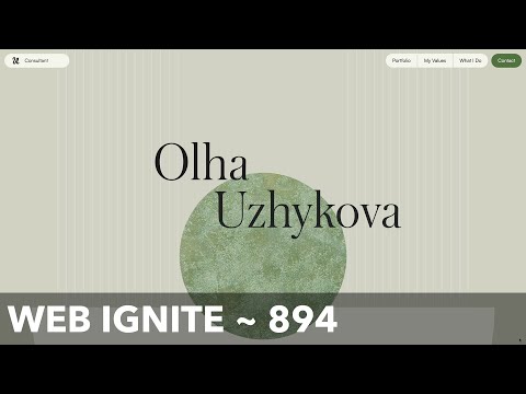 web ignite ~ 894 : Olha Uzhykova. Design Director | UI/UX Consultant | Mentor