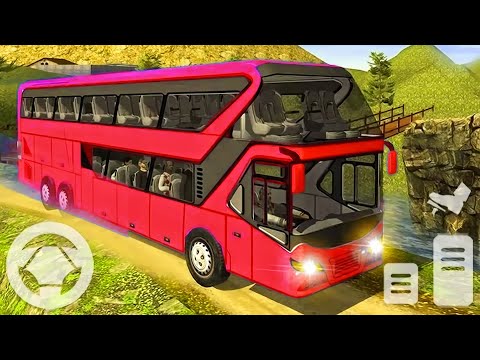 Real Offroad Bus Simulator 2020 - Tourist Hill Climbing Bus Driver | Android Gameplay