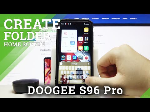 How to Create Folder on Home Screen in DOOGEE S96 Pro– Add Folder to Home Screen