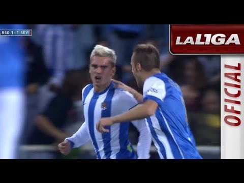 Gol de Griezmann (1-1) en el Real Sociedad - Sevilla FC - HD