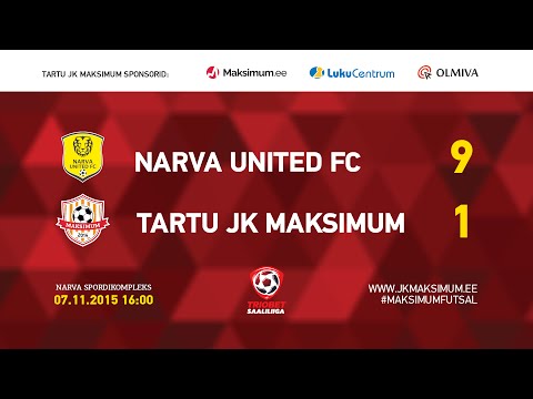 2015-11-07 Narva United FC - Tartu JK Maksimum 9-1 (Goals)
