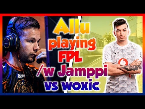 ENCE Allu playing FPL with Jamppi vs woxic in Dust2