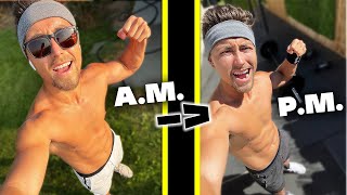A Day In My Life Crossfit | Backyard Crossfit Workouts + Meals & Night Time Routine