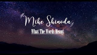 What The Words Meant [Lyric Video] - Mike Shinoda