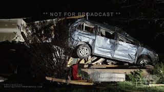 4-29-2022 Andover, KS Tornado damage- Homes gone- cars flipped