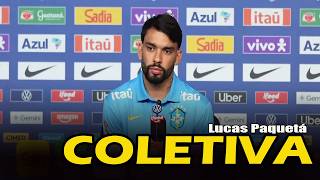 COLETIVA DA Seleção Brasileira de Futebol COM Lucas Paquetá | COPA DO MUNDO!