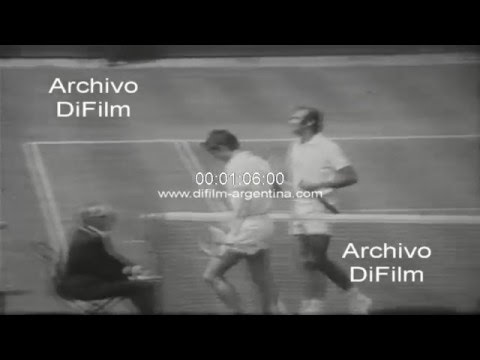 Onny Parun vs Andres Gimeno - Wimbledon Championships 1972