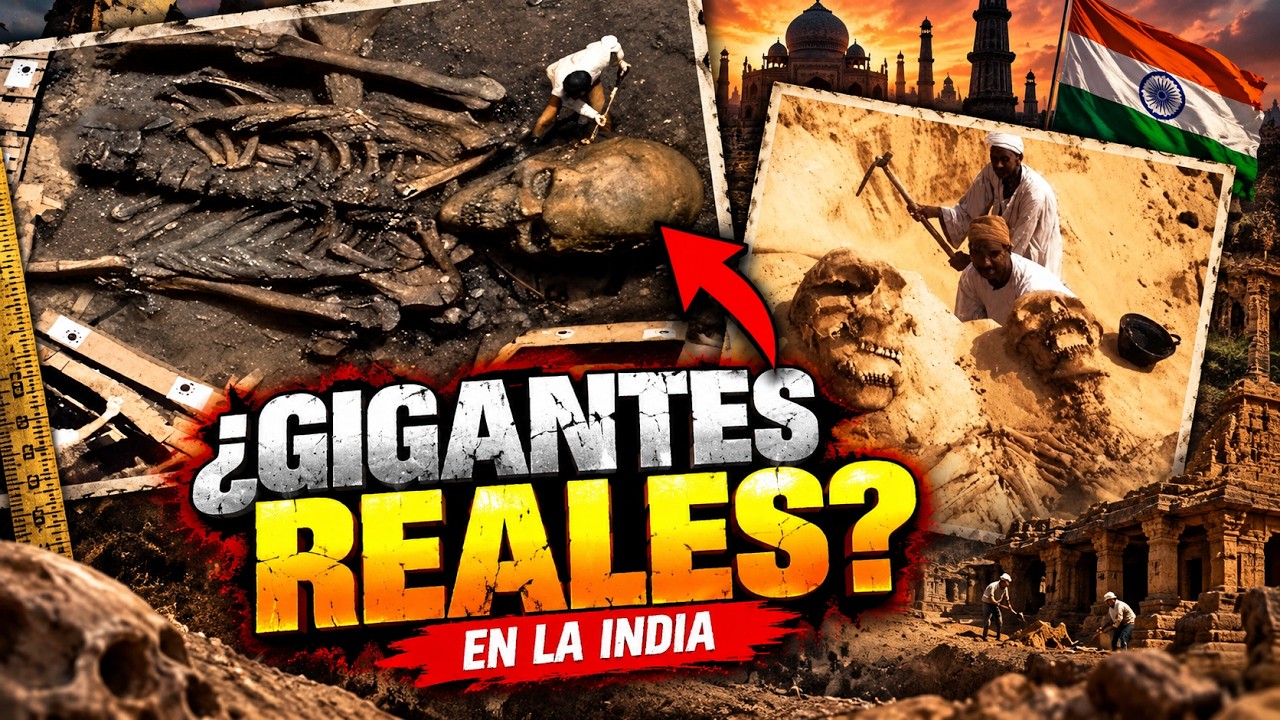 La VERDAD de los ESQUELETOS GIGANTES encontrados en la INDIA