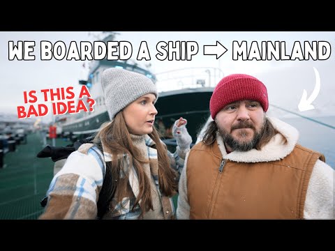 We boarded a ship to the mainland︱Svalbard ➡️ Tromsø, Northern Norway