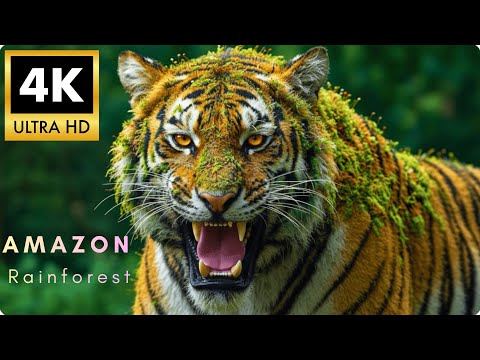 Amazon Rainforest Animals & Birds  Cinematic Wildlife in 4K