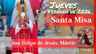✅ MISA DE HOY jueves 5 de Febrero del 2026 - Padre Arturo Cornejo