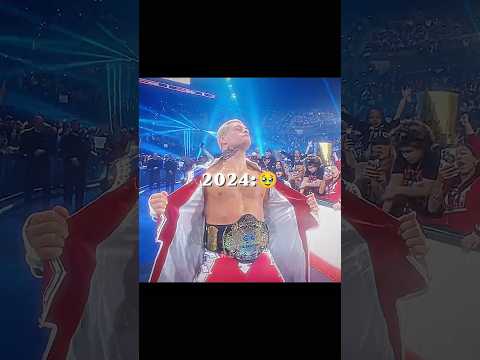 Cody Rhodes Brings Back Winged Eagle Belt Then vs Now 🥹 Edit