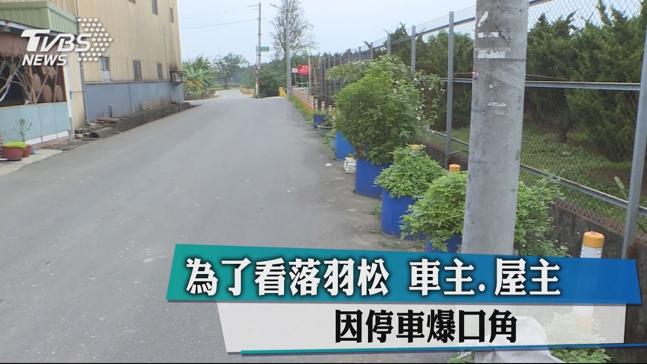 為了看落羽松 車主、屋主因停車爆口角