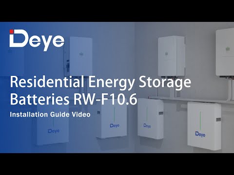 Deye RW-F10.6 — видео о модели