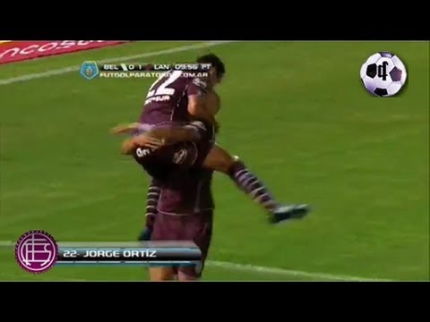 Gol Jorge Ortíz  - Belgrano (Córdoba) 0 Vs Lanús 1 - Final 2014 - 1ra Fecha