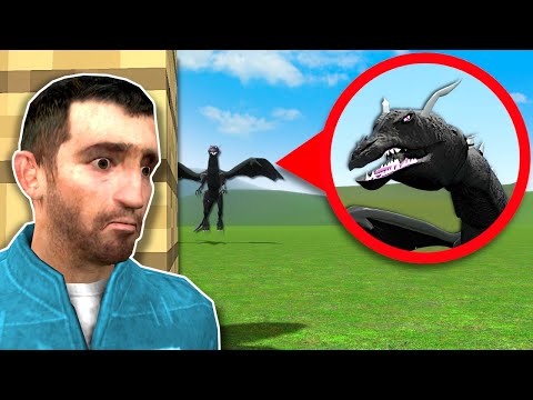 CURSED MINECRAFT ENDER DRAGON IS AFTER ME! - Garry's Mod Gameplay