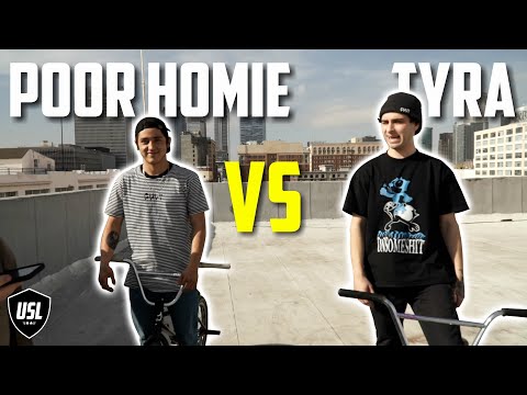 SKYSCRAPER GAME OF BIKE - POOR HOMIE VS MIKEY TYRA - BMX