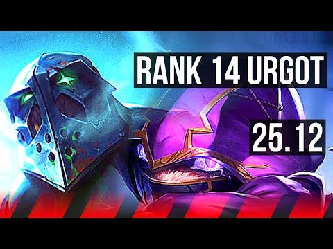 URGOT vs KENNEN (TOP) | 19/1/11, Legendary, Rank 14 Urgot | KR Master | 25.12