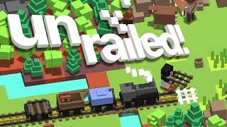 カオスな鉄道工事ゲーム「Unrailed!」